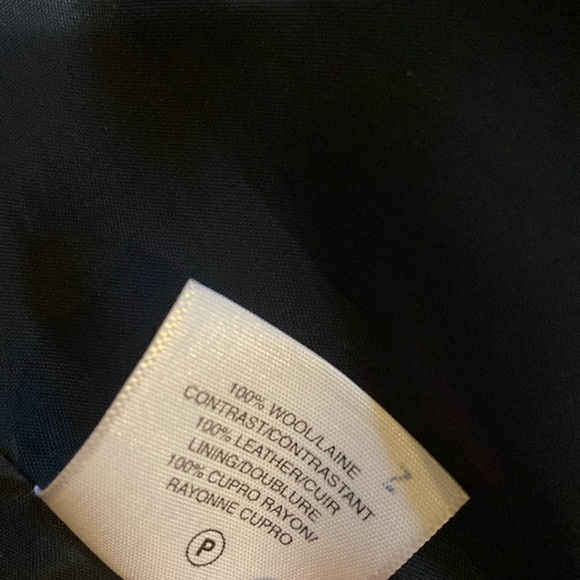 Obakki Moto Wool and Leather-Trimmed Jacket - Picture 12 of 16